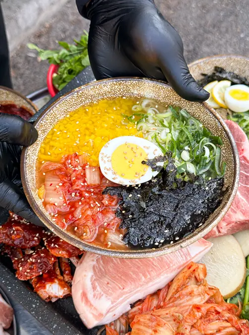냉국수 Cold Noodle Soup — 식사 · 김숙성 홍대점 홍대 맛집 Korean BBQ menu